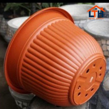 POT PLASTIK 27 CM COKLAT 816 / POT TANAMAN / POT BUNGA