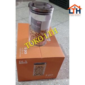 Toples Kaca 880ml Kedap Udara Stainless Seal - Canary B Canister