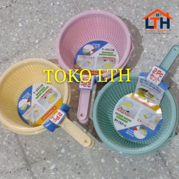 2-633-1.jpg SARINGAN SAYUR PLASTIK GAGANG / GAYUNG SERBAGUNA