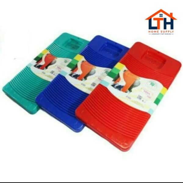 PAPAN CUCI PLASTIK GREEN LEAF 5522 / GILASAN BAJU PLASTIK