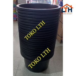 2-644-1.jpg BASKOM TINGGI 45 / JOLANG BAK HITAM PLASTIK / EMBER TINGGI