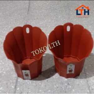 2-658-1.jpg POT GANTUNG / DINDING / TEMPEL AQUILE 6358 GREEN LEAF