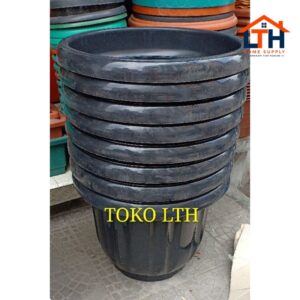 Pot  Ebony 60cm - Hitam