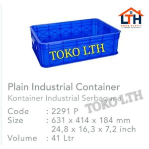 2-666-1.jpg CONTAINER BOX INDUSTRI SERBAGUNA 2291 P GREEN LEAF / KOTAK BAK WADAH 2291P