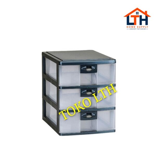 LACI DOKUMEN A4 SUSUN 3 PR 33 KABINET PRESSA CONTAINER A4 LION STAR PR33