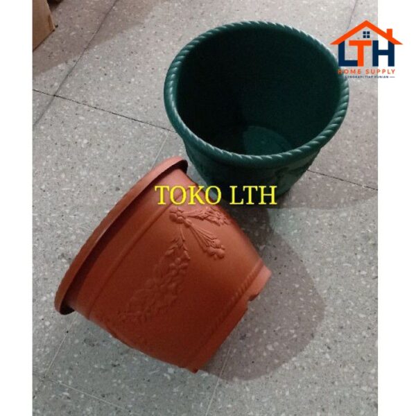 POT PLASTIK GLORY 50 CM WARNA  / POT TANAMAN / POT BUNGA