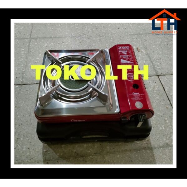 KOMPOR GAS PORTABLE TRAVEL 2 IN 1 COSMOS CGS123PN / KOMPOR 1 TUNGKU CGS 123PN