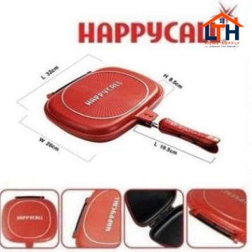 2-751-1.jpg HAPPY CALL DOUBLE PAN JUMBO 32 CM ORIGINAL PENGGORENGAN TUTUP HAPPYCALL
