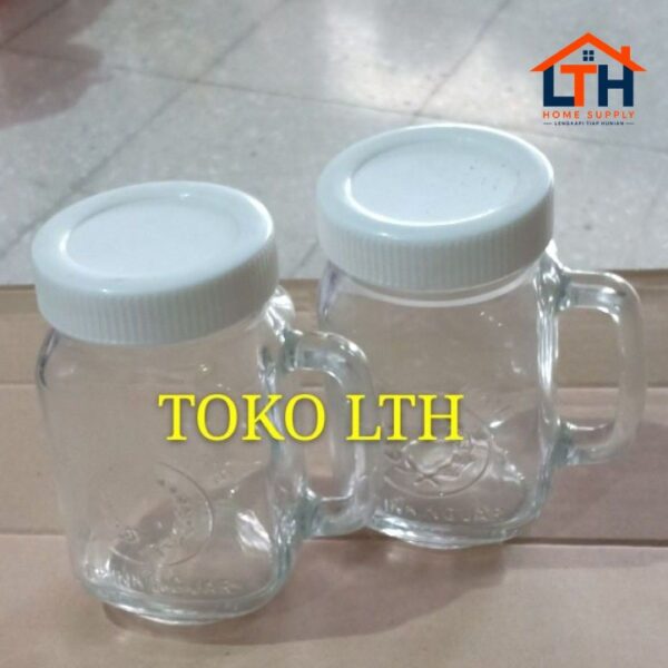 2-761-1.jpg GELAS MUG CAFE HARVEST DRINKING JAR / GELAS TUTUP SOUVERNIR