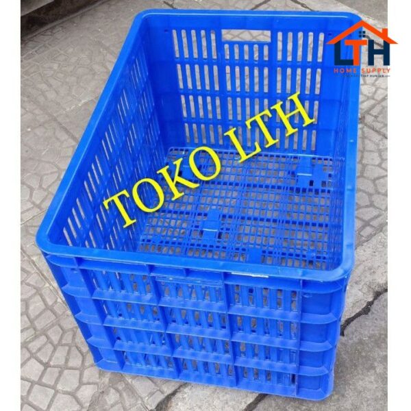 CONTAINER RODA 2233L KERANJANG LUBANG INDUSTRI SERBAGUNA 2233 L BOX BESAR GREEN LEAF