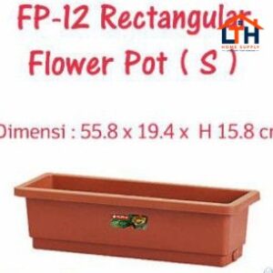 2-77-1.jpg POT BUNGA SEGI PANJANG (SMALL) LION STAR FP-12 / RECTANGULAR POT TANAMAN PLASTIK