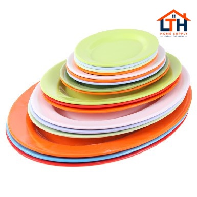 2-789-1.jpg PIRING OVAL / LODOR MELAMINE 14 INCH-GOLDEN DRAGON-P0314