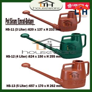 POT SIRAM TANAMAN 3 LITER / EMRAT PLASTIK BOTANY 3 LTR LION STAR HS 11 / TEKO SIRAM BUNGA HS11
