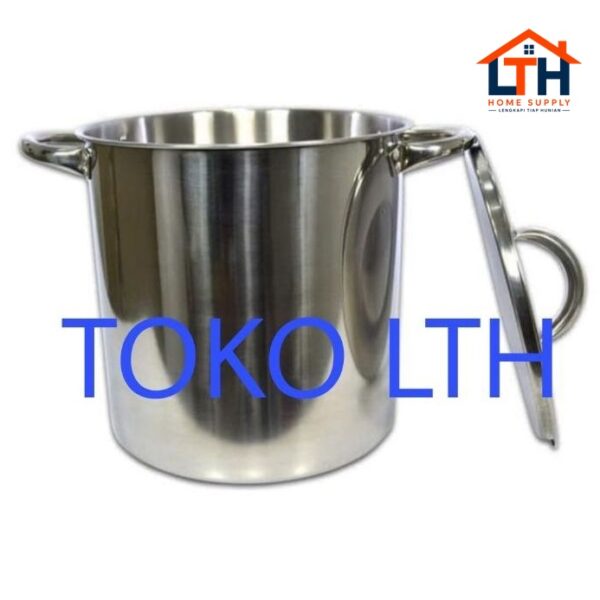 PANCI STOCKPOT STAINLESS 30 QT SUPRA BULENG TONG AIR DANDANG