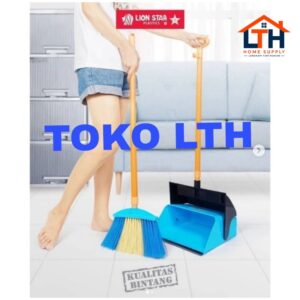 SAPU PENGKI SET VIVIAN 130 DUSTPAN SET DP16 LION STAR SEROKAN SAMPAH DP 16