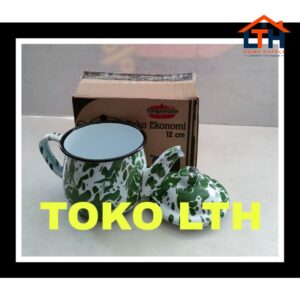 2-873-1.jpg TEKO CEBOL 12 CM LURIK BLURIK BLIRIK SENG ENAMEL POCI MINI CERET TEH KOPI