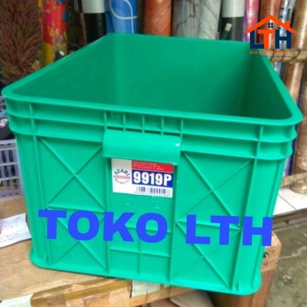 2-875-1.jpg CONTAINER BOX INDUSTRI SERBAGUNA 9919 P ATARI GREEN LEAF KOTAK WADAH TERTUTUP 9919 P