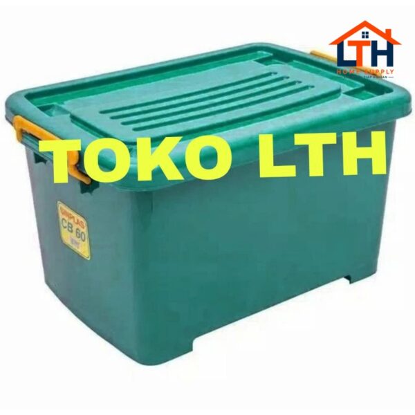CONTAINER BOX WARNA 60 LTR SINPLAS 113 CB 60 SHINPO KOTAK PENYIMPANAN