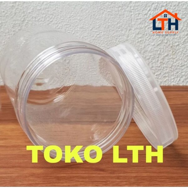 TOPLES TABUNG CYLINDER 800 ML TOPLES JAR PLASTIK SILINDER 800ML