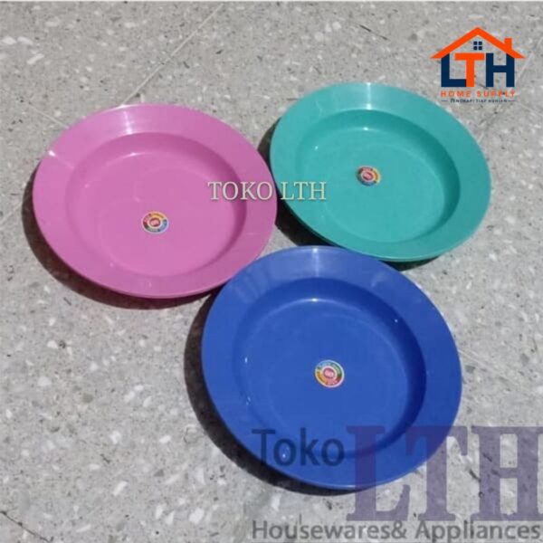 2-925-1.jpg PER 6 PCS PIRING PLASTIK WARNA 9" INCHI KOMET STAR