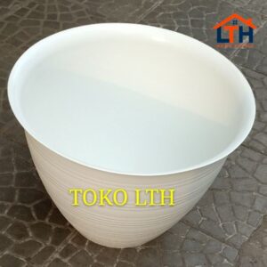 POT TAWON MADU 45 PUTIH / POT BUNGA / POT TANAMAN PUTIH PLASTIK