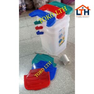 2-974-1.jpg TOPLES ABELLA 30 LITER GAYUNG GREEN LEAF / TOPLES KOTAK WADAH MINUMAN 30 LTR 0167 GY JINJING 30L