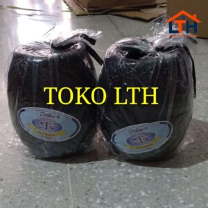 TALI RAFIA 1 KG HITAM / TALI PLASTIK