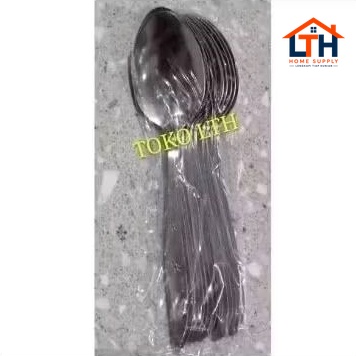 Sendok Makan Stainless Steel Motif Bintang (12pcs)