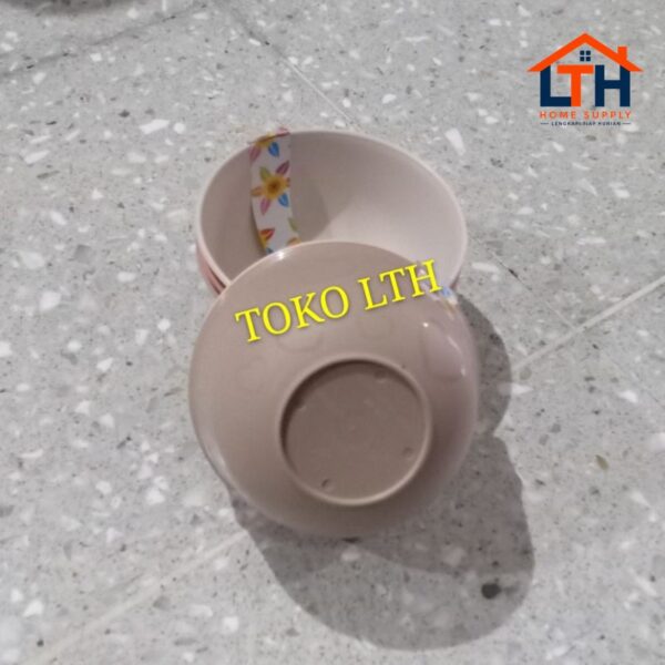 PER 6 PCS MANGKOK PLASTIK 4.5" WARNA / RINGKOK KOBOKAN MANGKUK