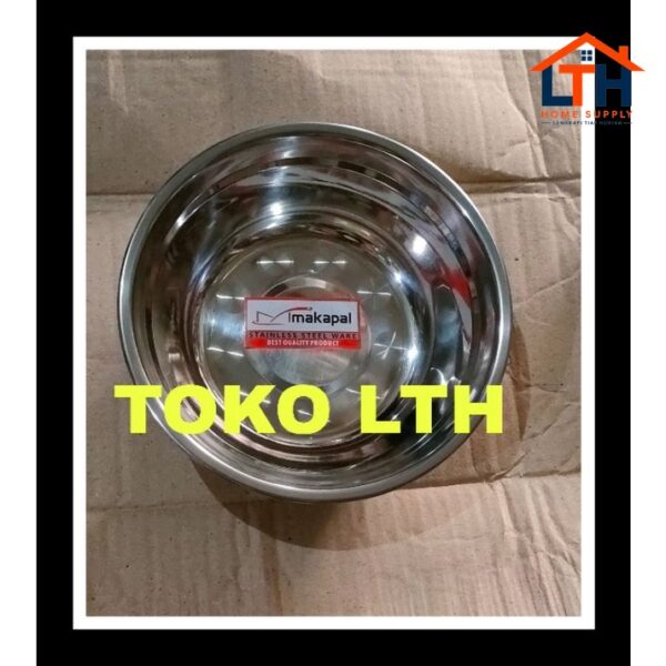 3-145-1.jpg BASKOM STAINLESS 18 cm / MANGKOK MANGKUK STAINLESS