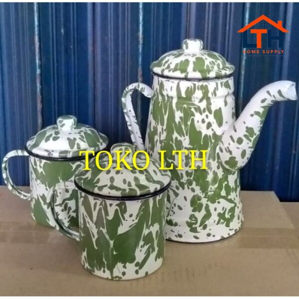 3-147-1.jpg TEKO JADUL SET 2 PCS MUG LURIK 10 cm / TEKO LURIK BLIRIK BLURIK SET