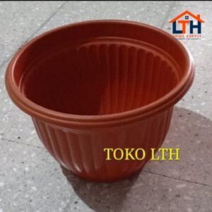 3-162-1.jpg Pot Plastik 30 cm Coklat 809