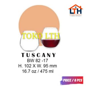 Gelas Wine Tuscany Citinova 475ml (6 Pcs)