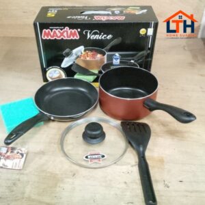 3-186-1.jpg MAXIM VENICE SET 5 PCS / PANCI TEFLON / FRYPAN TEFLON / WAJAN TEFLON
