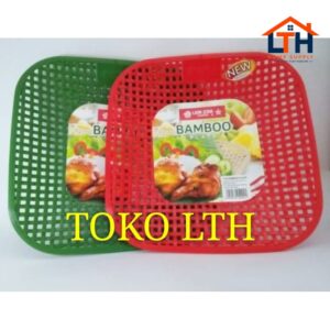 PIRING BAMBU PLASTIK LION STAR BAMBOO PLATE T45  PIRING SEGI ROTAN ANYAM PLASTIK T 45