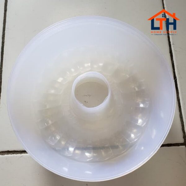 3-215-1.jpg LOYANG AGAR PLASTIK 23 CM TRANSPARAN / CETAKAN AGAR PUDING