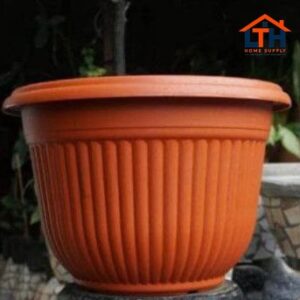 3-216-1.jpg POT PLASTIK 25 CM COKLAT 806 / POT TANAMAN / POT BUNGA