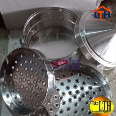 3-231-1.jpg KALAKAT SUSUN 3 ALUMUNIUM 35 CM / PANCI KUKUSAN DIMSUM BASO TAHU SS 3