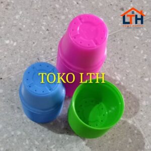 3-232-1.jpg PER 12 PCS POT BIBIT 8 CM WARNA PLASTIK / POT BUNGA / POT TANAMAN SEMAI KAKTUS