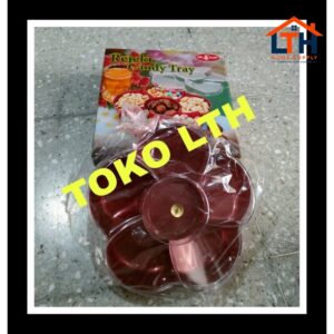Toples Candy Tray 6 Sekat  Rejeki CT168 - Owl Plastik