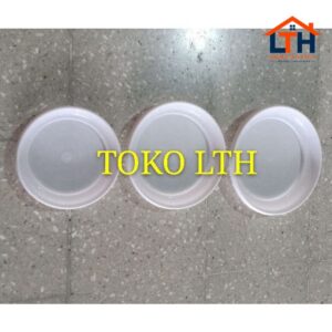 3-268-1.jpg TATAKAN POT BUNGA 25 CM PUTIH / ALAS POT TANAMAN 25 CM PUTIH PLASTIK