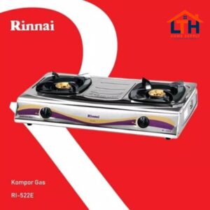 KOMPOR GAS  2 TUNGKU STAINLESS  - RI522E