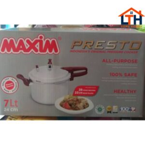 3-279-1.jpg PANCI PRESTO MAXIM 7 LITER 24 CM PRESSURE COOKER 7 LTR 24CM