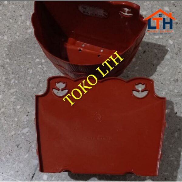 POT GANTUNG / TEMPEL / DINDING EBONY 6359 GREEN LEAF
