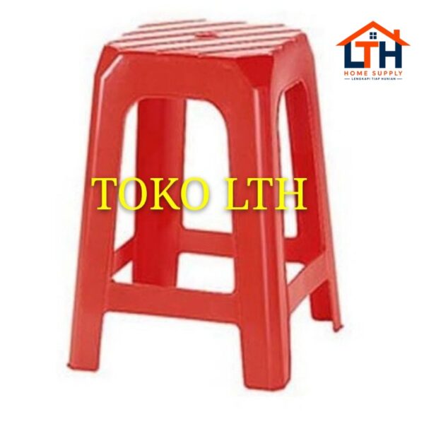 3-3-1.jpg KURSI PLASTIK G10 / BANGKU BASO SEGI ESPANA HIGH STOOL LION STAR G-10