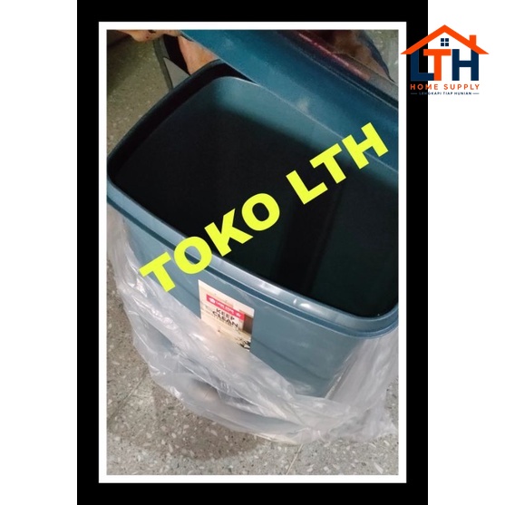 TEMPAT SAMPAH INJAK SEGI  25 LITER LION STAR C32 / KOTAK WADAH SAMPAH
