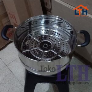 3-324-1.jpg KALAKAT STAINLESS SUSUN 32 CM / PANCI KUKUS SARANG / STEAMER