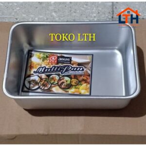 3-339-1.jpg MULTIPAN ALUMUNIUM 26x15 / KOTAK MASAKAN / CAKE PAN / LOYANG