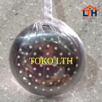 SEROK LUBANG STAINLESS 16 cm / SARINGAN GORENGAN / SEROKAN MINYAK