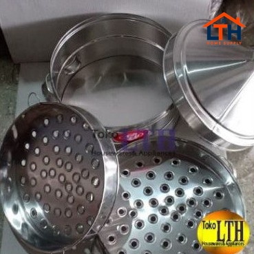 3-414-1.jpg KALAKAT SUSUN 3 ALUMUNIUM 40 CM / PANCI KUKUSAN DIMSUM BASO TAHU